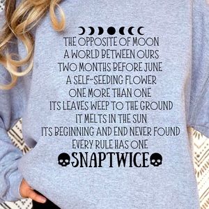 Wednesday Addams snap twice